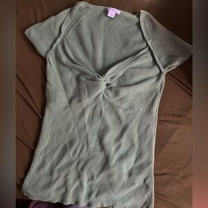 Dressbarn Lime Green Women's Blouse